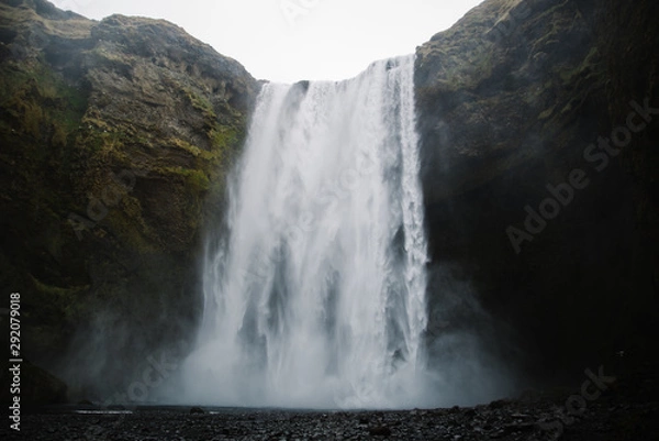 Obraz waterfall in mountains