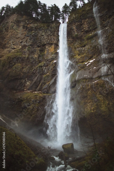 Obraz waterfall in forest