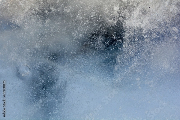 Obraz Abstract frozen water.Ice texture winter background