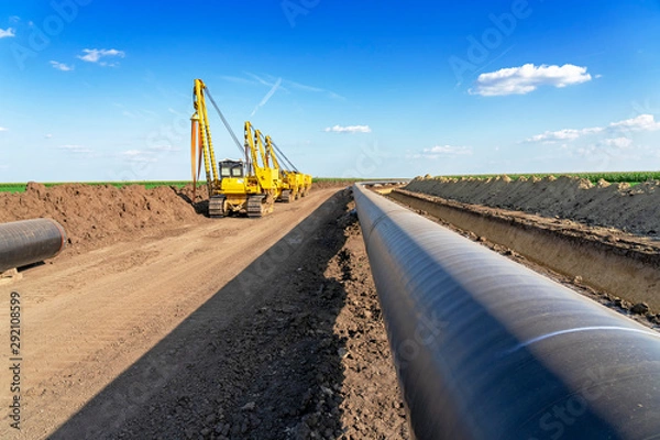 Obraz Pipeline Installation and Construction