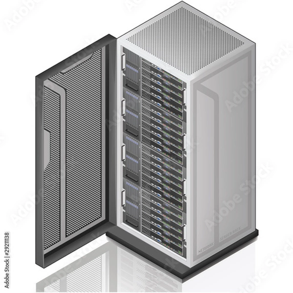 Obraz Network Server Rack