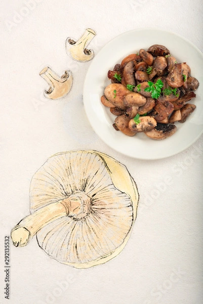 Obraz Mashroom saute