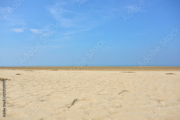 Fototapeta  It is the coast of Japan. The place is titibugahama in Kagawa