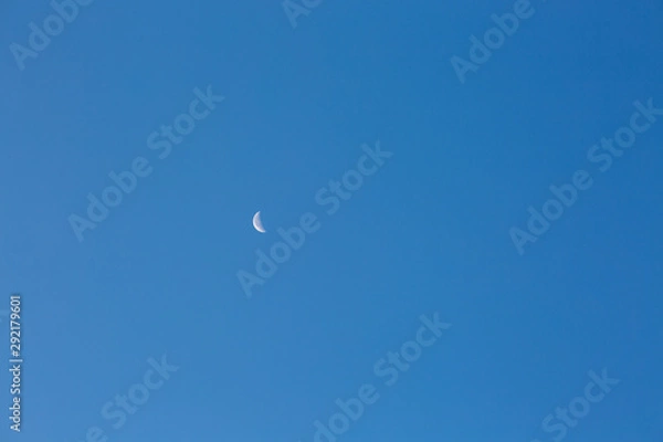 Obraz moon in blue sky