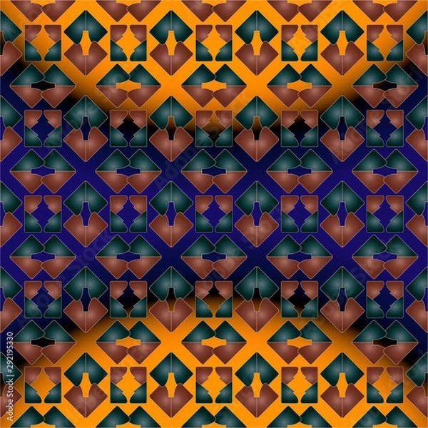 Fototapeta Decorative abstract pattern