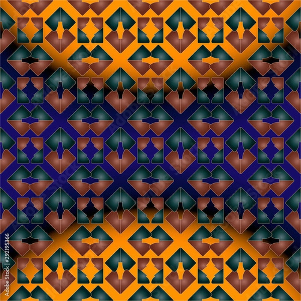Fototapeta Decorative abstract pattern
