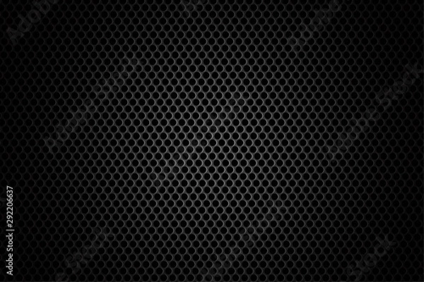 Obraz Black speaker grid, Illustration