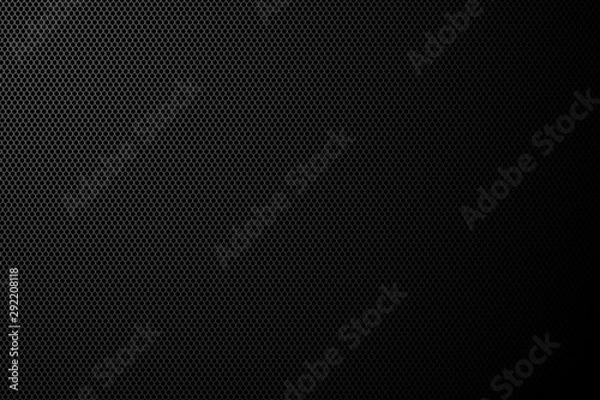 Obraz Black speaker grid, Illustration