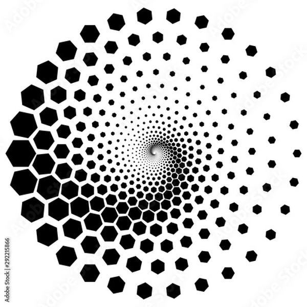 Fototapeta Abstract hexagons background