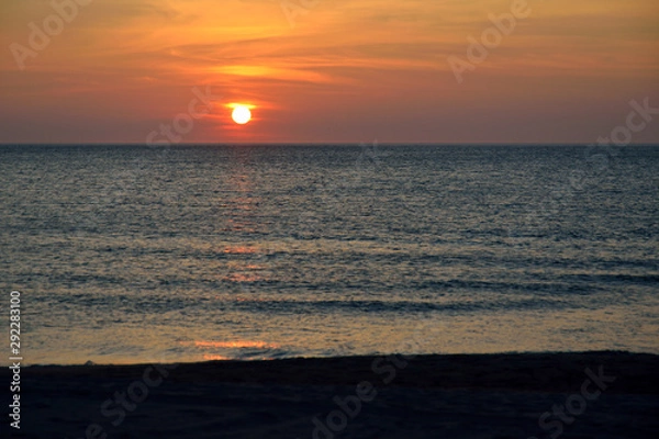 Fototapeta 日本海の夕日