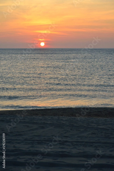 Obraz 日本海の夕日