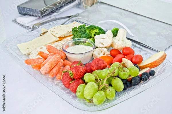 Fototapeta Fruit Veggies N' Cheese