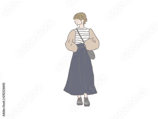 Obraz オシャレな女の子