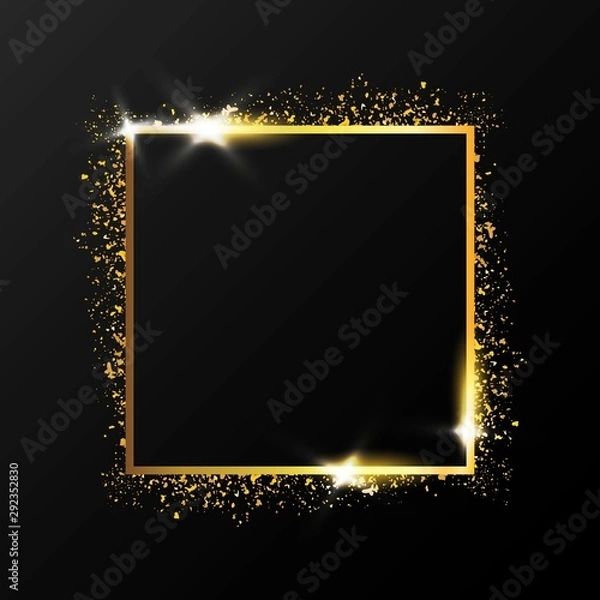 Obraz LUXURY FRAME ON DARK BACKGROUND