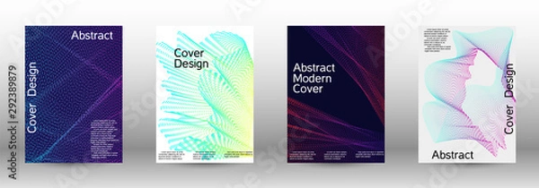 Obraz Cover design template set 