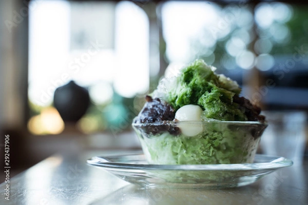 Fototapeta かき氷　shaved ice　crashed ice