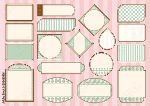 Fototapeta フレームセット