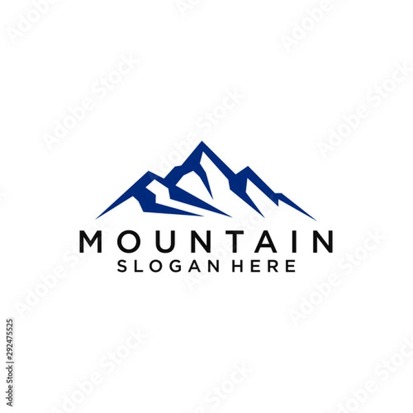 Obraz Mountain icon Logo Template Vector illustration