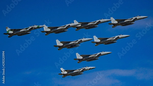 Obraz F-15 編隊飛行