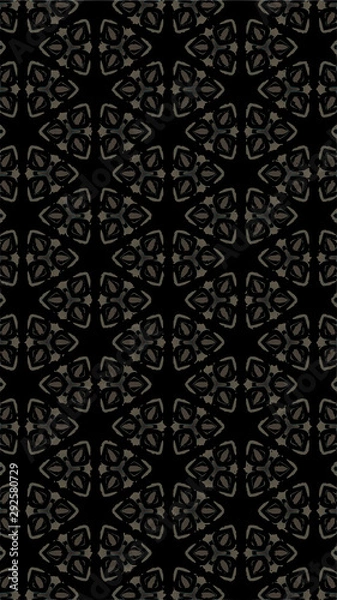 Fototapeta Ornate geometric pattern and abstract multicolored background