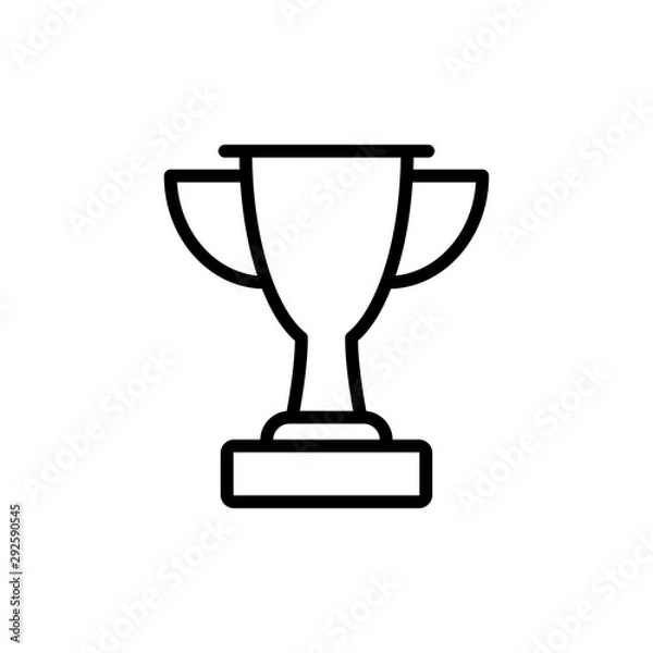 Fototapeta trophy icon trendy