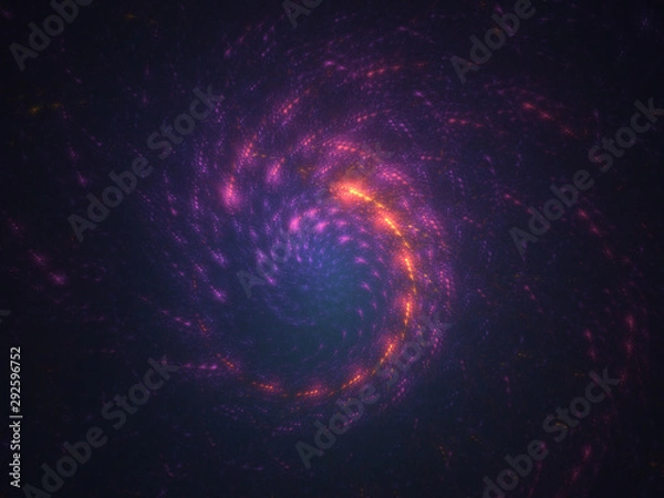 Obraz Fire sparkling wheel abstract background