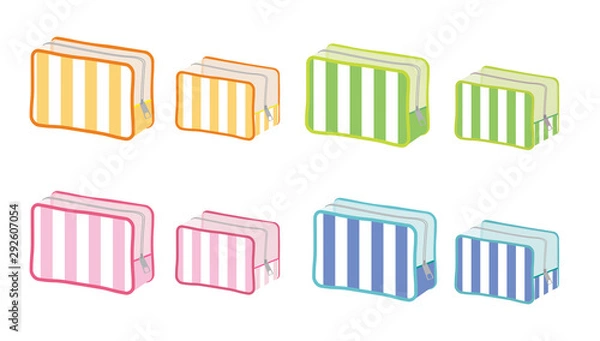 Fototapeta ポーチ４色×２