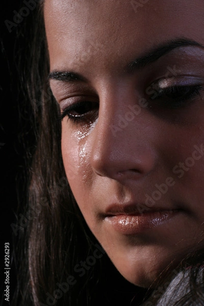 Obraz crying woman