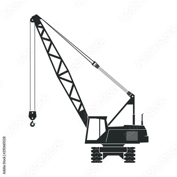 Obraz Сrawler crane