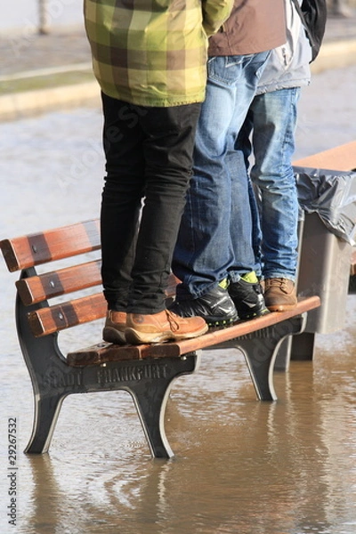 Obraz Keine nassen Füße