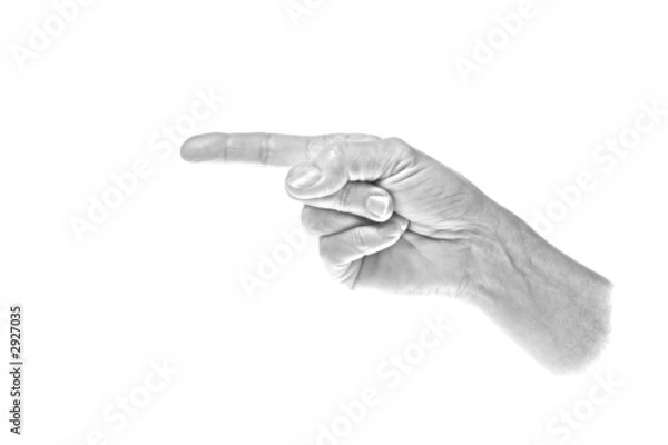Obraz finger to the left
