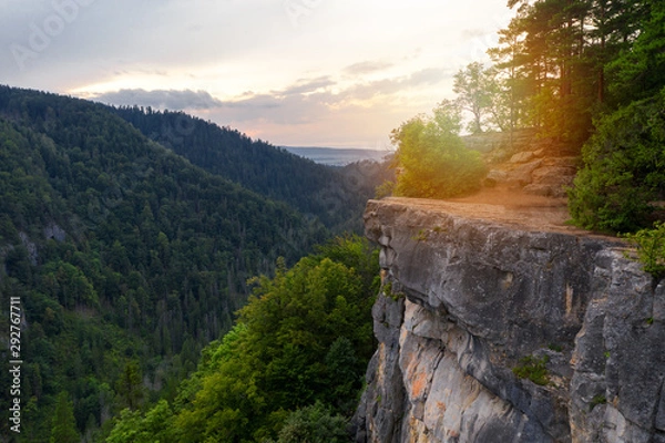 Fototapeta Famous Tomasovsky Vyhlad viewpoint in Slovak Paradise