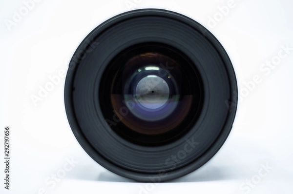 Fototapeta Reflex DSLR camera prime lens.