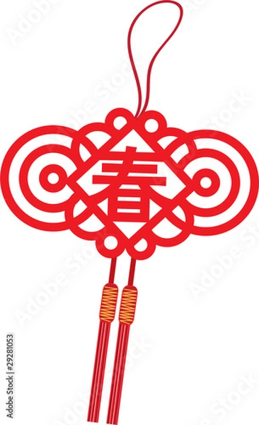 Obraz Chinese decorative knot