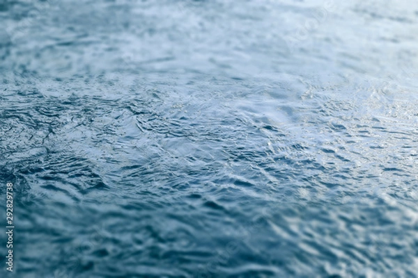 Obraz Blue and turquoise water with irregular wave structure