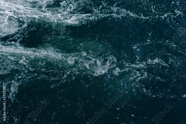 Obraz Blue and turquoise water with irregular wave structure