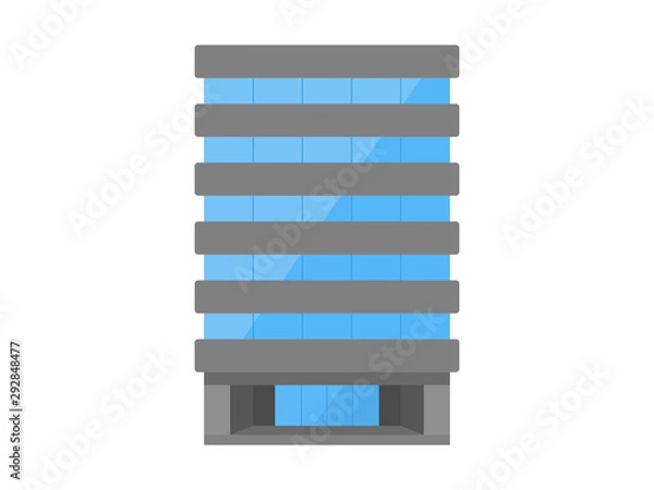 Fototapeta オフィスビルのイラスト