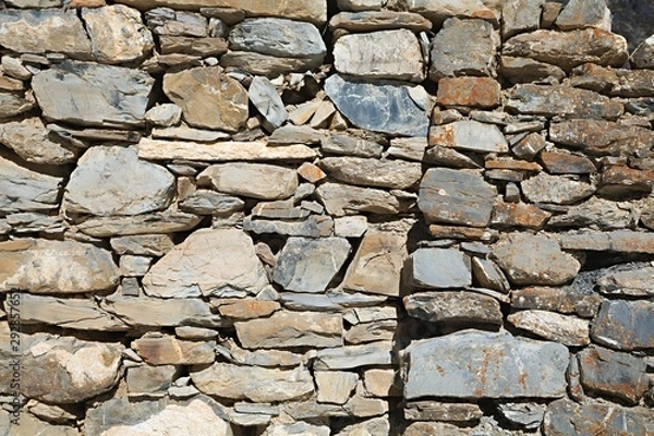 Obraz Old stone wall texture rough edges