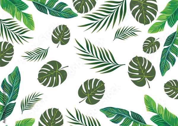 Obraz seamless pattern with leaves