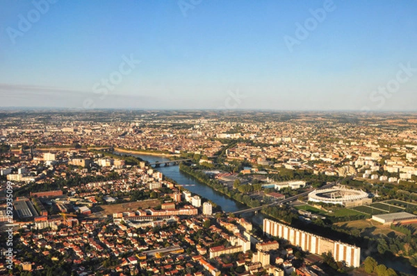 Obraz Vue aérienne de Toulouse