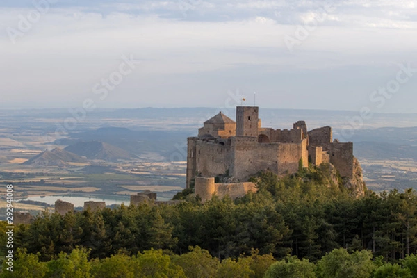 Fototapeta castle on a mountain