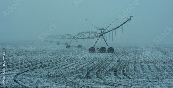 Obraz Irrigation Equipment in winter