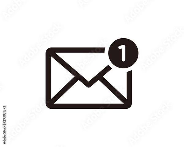 Obraz Email notification icon symbol vector