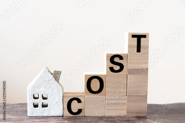 Obraz 住宅　コスト　増加イメージ