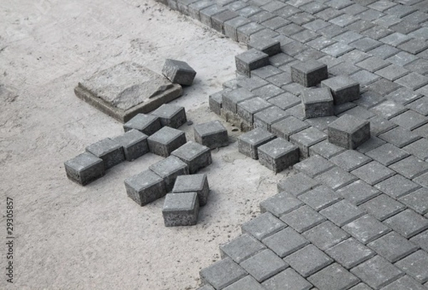 Obraz Pose de pavés