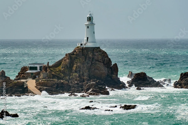 Fototapeta Corbiere Lighthouse, Jersey Channel Isles
