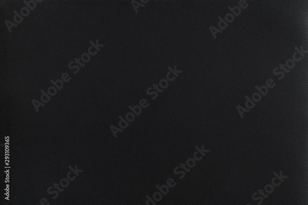 Obraz Genuine leather texture background, Black leather texture closeup.