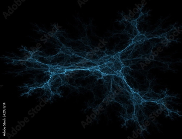 Obraz alien fiber background