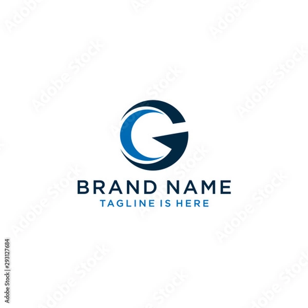 Fototapeta Letter G logo icon design template elements