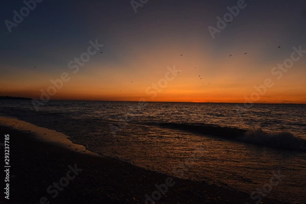 Obraz Lake Erie Sunset - Mentor Headlands